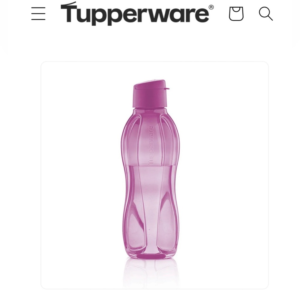 New Tupperware Pink Water Bottle